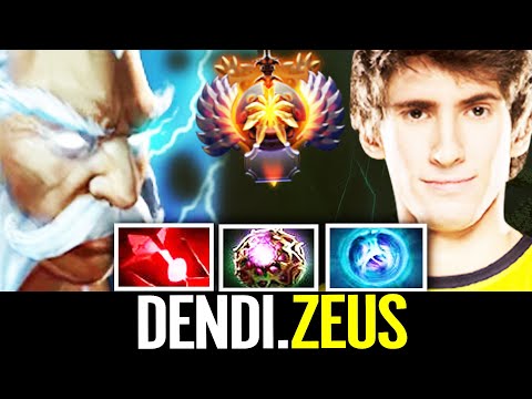 DENDI Zeus [FULL GAMEPLAY] - Pro Midlane Guide | Dota 2 IMMORTAL GAMEPLAY