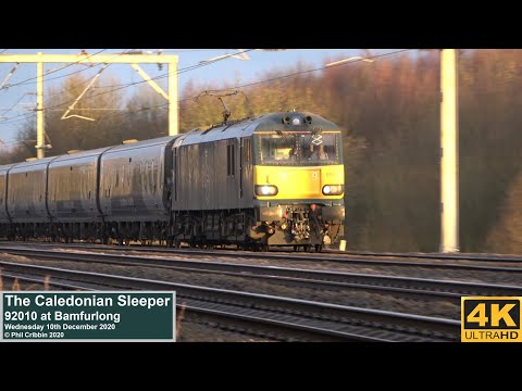 92010 at Bamfurlong - 10th December 2020