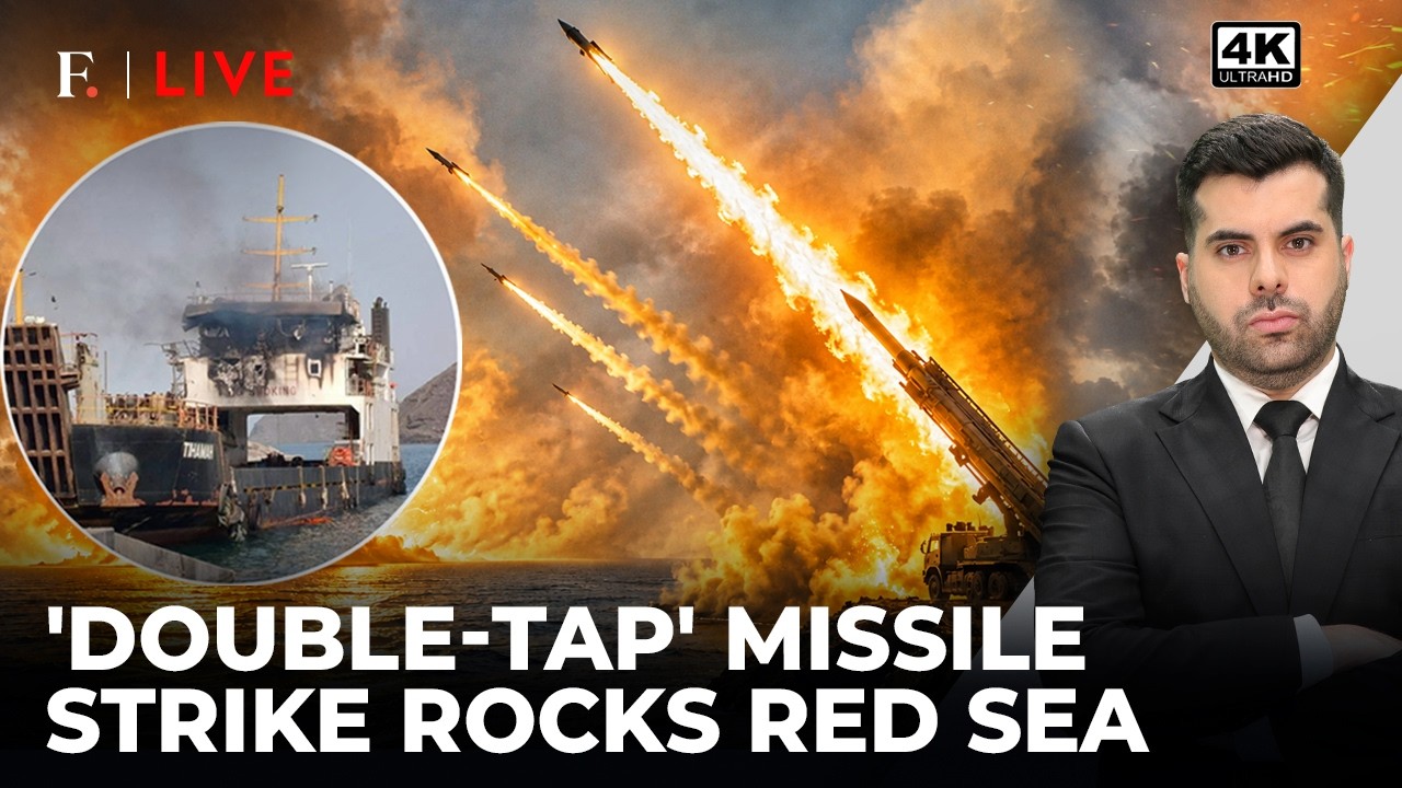 Six People Killed After Houthi Missiles Strike Ship In Red Sea | Firstpost Live | 4K