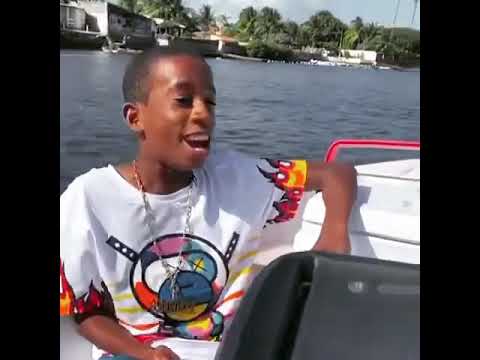 O Menor Nico realizando seu sonho passeio de barco 🚣‍♂️🚀