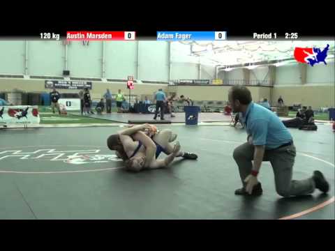 Austin Marsden vs. Adam Fager at 2013 ASICS University Nationals - FS