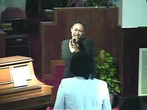Didi singing "Stand" by Donnie Mcclurkin