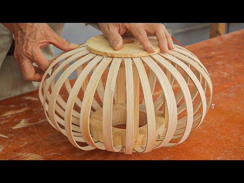 Amazing Creative Ingenious Woodworking Design Idea // Make A Beautiful Night Lights With Soft Curves