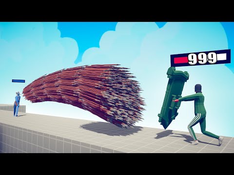 SQUID GAME MIRROR SHIELD vs EVERY GOD - TABS | Totally Accurate Battle Simulator