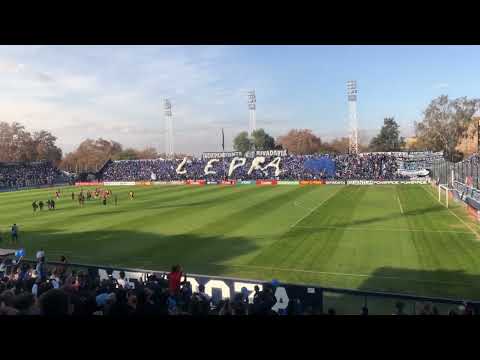 "Recibimiento Independiente Rivadavia vs chacarita" Barra: Los Caudillos del Parque &bull; Club: Independiente Rivadavia