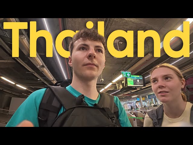 Travel vlog - Our Incredibly Stressful First Day in Bangkok, Thailand 🇹🇭