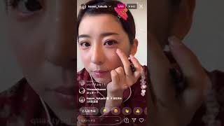 巫まろ福田花音☆メイク動画インスタライブ！