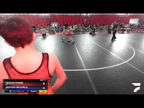 100 Lbs Champ. Round 1 - Teghan Moore, WI Vs Kristian DeClercq, IL 027e