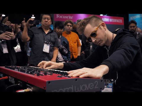 Nord at NAMM 2020: Julian "J3PO" Pollack showcasing the Nord Wave 2
