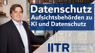 KI und Datenschutz - Stellungnahme der Aufsichtsbehörden #dsgvo #ki #a