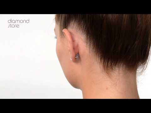 H4256 - 0.30CT Diamond Cluster Earrings In 9K Yellow Gold