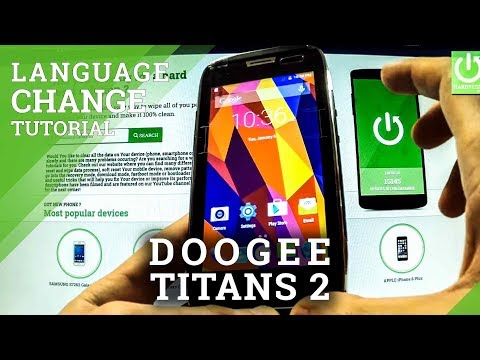 DOOGEE DG700 Titans2  - How to Add and Change Language in DOOGEE