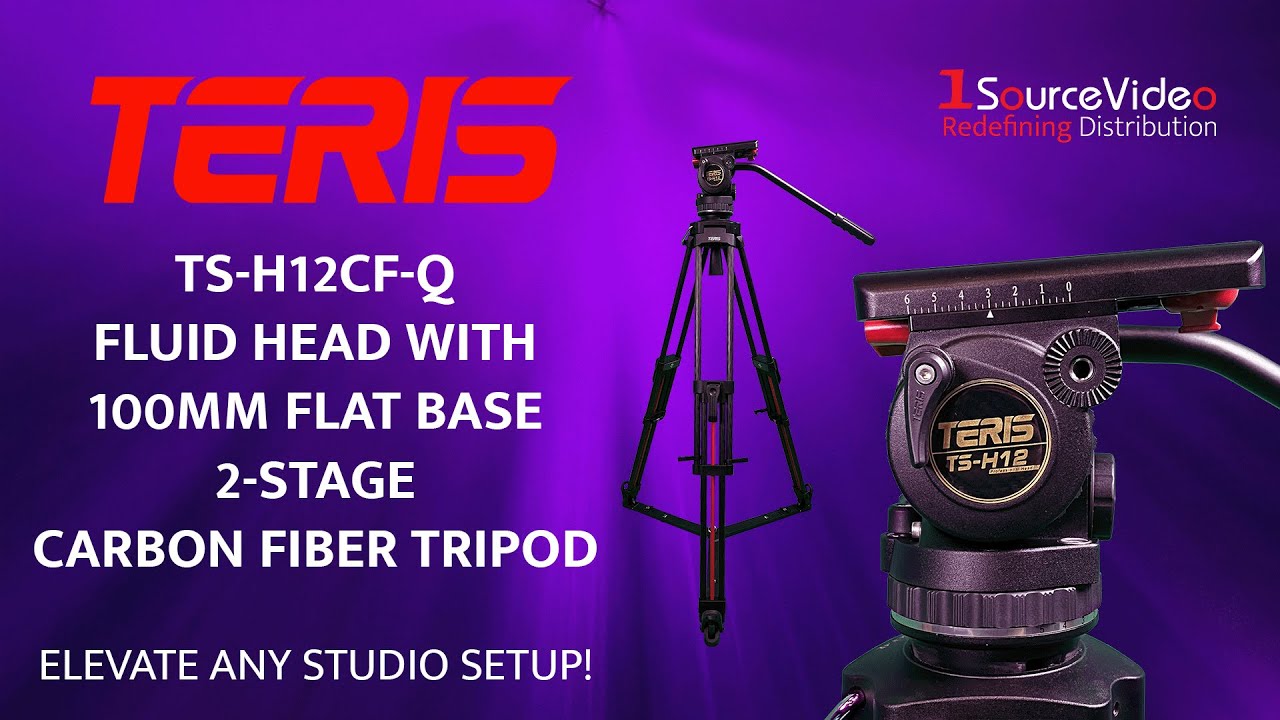 Teris' TS-H12CF-Q Tripod System: A Must-Have For Any Studio Setup!