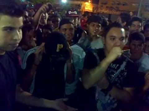 plaza bolívar Cabimas freestyle batalla a puro fon.