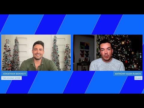 Jonathan Bennett Talks LGBTQ Hallmark Film 'The Holiday Sitter', and Being "King Of Gay Christmas"