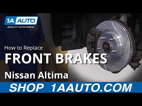 How to Replace Front Brakes 07-13 Nissan Altima