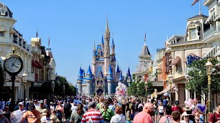 Magic Kingdom Main Street USA 2024 Ultimate Walkthrough Tour in 4K | Walt Disney World April 2024