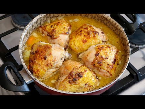 Receta de pollo a la naranja con verduras fácil 🍗🤭 ¡Y DELICIOSO! 🤤