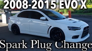 Mitsubishi Evolution X Spark Plug Tutorial | DIY & Save Hundreds $$