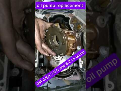 oil pump replacement.GM4.8, 5.3,5.7,6.0 and6.2 oil pump replacement.#viral  #mechaniclife#automobile