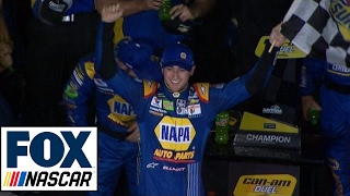 Chase Elliott Wins Can-Am Duel 1 | 2017 DAYTONA 500 | FOX NASCAR