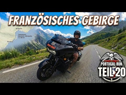 Riding a Harley through the French mountains 🇫🇷Portugal Run 20