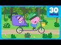 George Takes Evie On FIRST Bike Ride BRAND NEW Peppa Pig Episodes