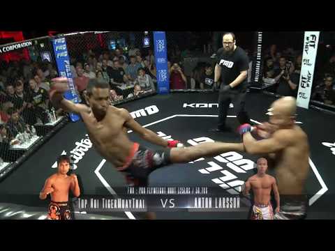 FMD12 Anton Larsson VS Thanonsaklek Tiger Muay Thai fights