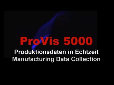 ProVis 5000 - Produktionsvisualisierung mechanische Fertigung