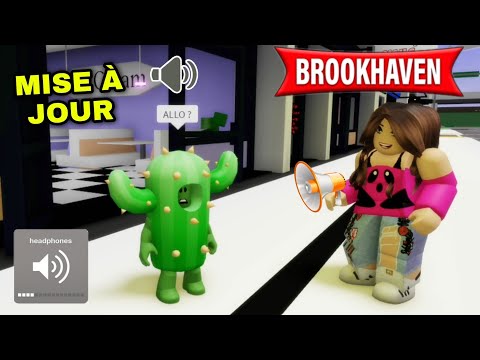 CACTUS ACTIVE LE VOCAL SUR BROOKHAVEN ET SE FAIT CLASH ! ROBLOX - MISE À JOUR MICRO - BROOKHAVEN RP