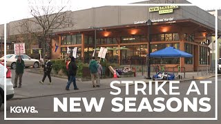 New Seasons workers picket outside Portland-area stores in day-before-