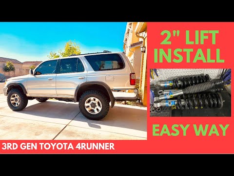 3rd Gen Toyota 4Runner 2" Lift Install - Easiest Way To Install A Lift