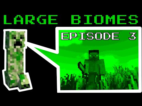 How mobs see, looking for animals, night ambush. Better Large Biomes, Episode 3. Survival Minecraft