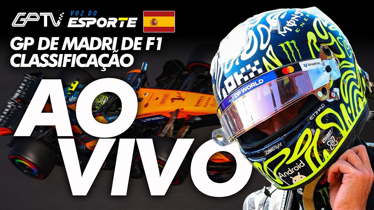 🔴 AO VIVO! F1 2026 EM MADRI: ASSISTA À CLASSIFICAÇÃO [narração + Briefing]