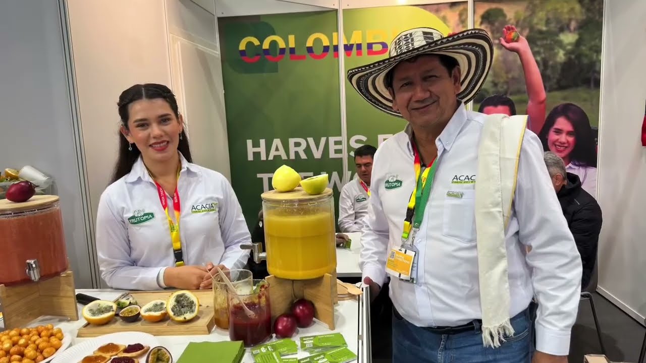 Kolombiya’nın Egzotik Meyve ve İçecekleri Uluslararası Fuarda Tanıtıldı