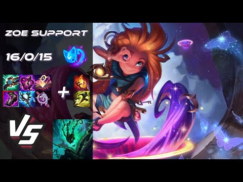 SUPPORT Zoe vs Thresh - NA Grandmaster Patch 25.21