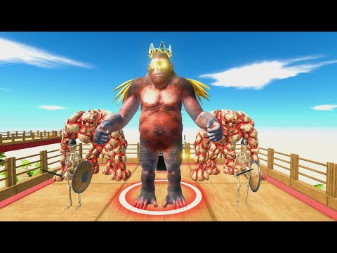 Punch into Portal Hole - Animal Revolt Battle Simulator