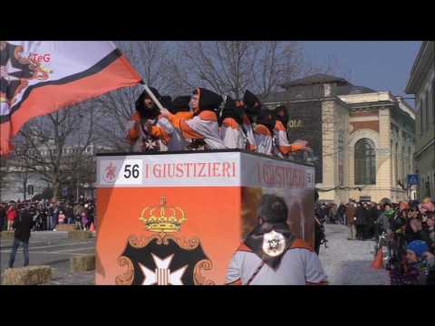 I Giustizieri carro da getto - Carnevale Ivrea 2017