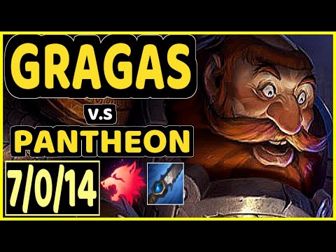 DIAMONDPROX (GRAGAS) vs PANTHEON - 7/0/14 KDA JUNGLE GAMEPLAY - EUW Ranked GRANDMASTER