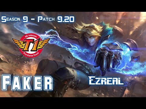 SKT T1 Faker EZREAL vs IRELIA Mid - Patch 9.20 EUW Ranked