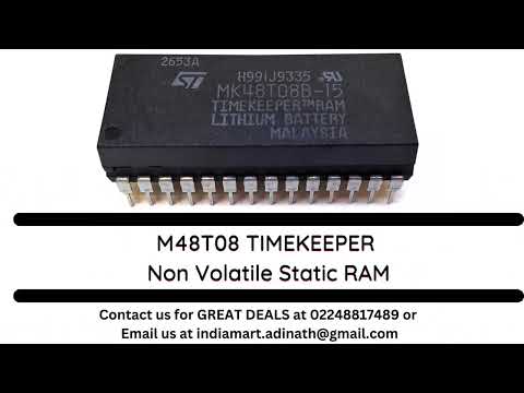 M48T08 TIMEKEEPER Non Volatile Static RAM