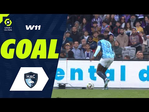 Goal Mohamed BAYO (83' - HAC) TOULOUSE FC - HAVRE AC (1-2) 23/24