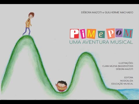 Livro animado "Pim e Pom: uma aventura musical"