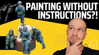 How to Paint Minis WITHOUT Instructions!