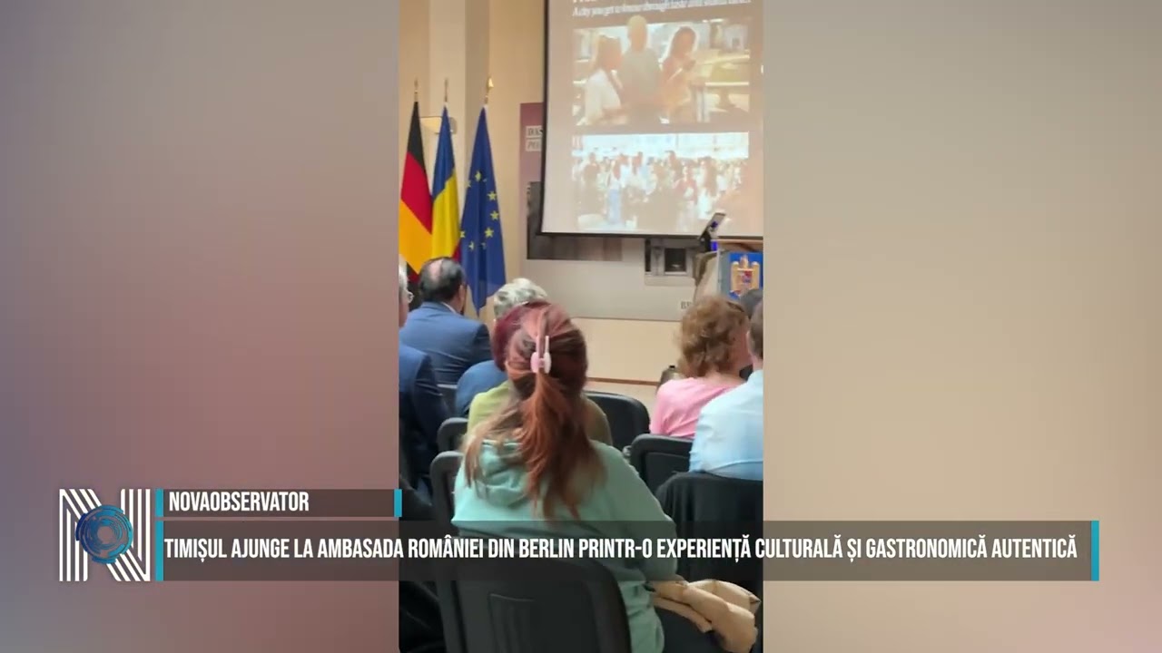 Timișul ajunge la Ambasada României din Berlin printr-o experiență culturală și gastronomică autentică