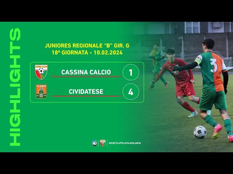 Cassina Calcio - Cividatese 1-4 | Gol & Highlights | Juniores Regionale B 2023/24