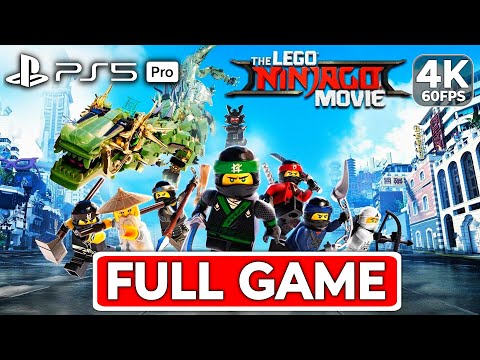 THE LEGO NINJAGO MOVIE Gameplay Walkthrough FULL GAME [4K 60FPS PS5 PRO] - No Commentary