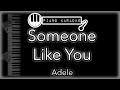 Someone Like You - Adele - Piano Karaoke Instrumental