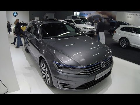 VW Volkswagen Passat GTE Variant Combi hybrid indium grey station wagon walkaround + interior W2812
