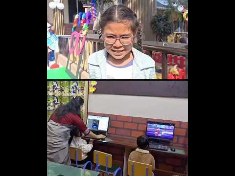 Students reviewing about Adharshila Bal Tarang Celebration. 